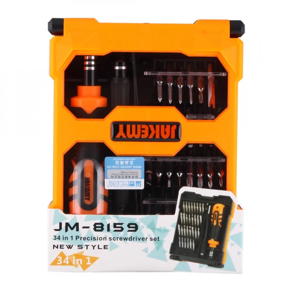 Picture of 34 in 1 Hardware Tool combination Screwdriver set JM-8159 Mobile phone computer game console Dismounting screw batch